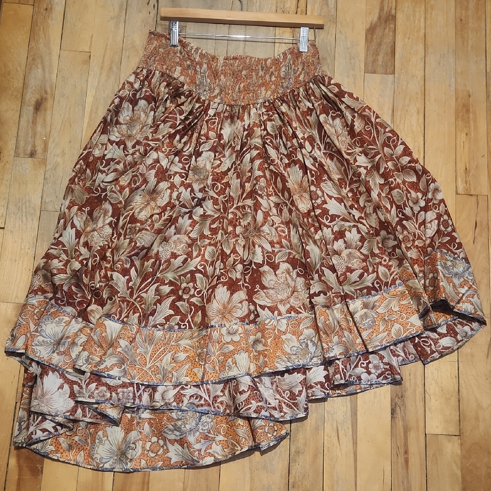 Zimmerman Silk Uneven Skirt